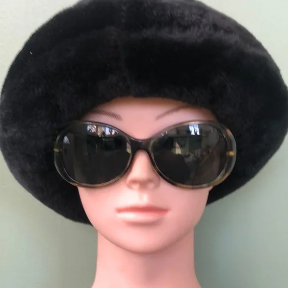 Chanel Women\'s 1174/3m Black Frame Full Rim Oversized Sunglasses W/ Coa CHANEL Sunglasses: Cat Eye Sunglasses, nylon — Fashion | CHANEL main image 4